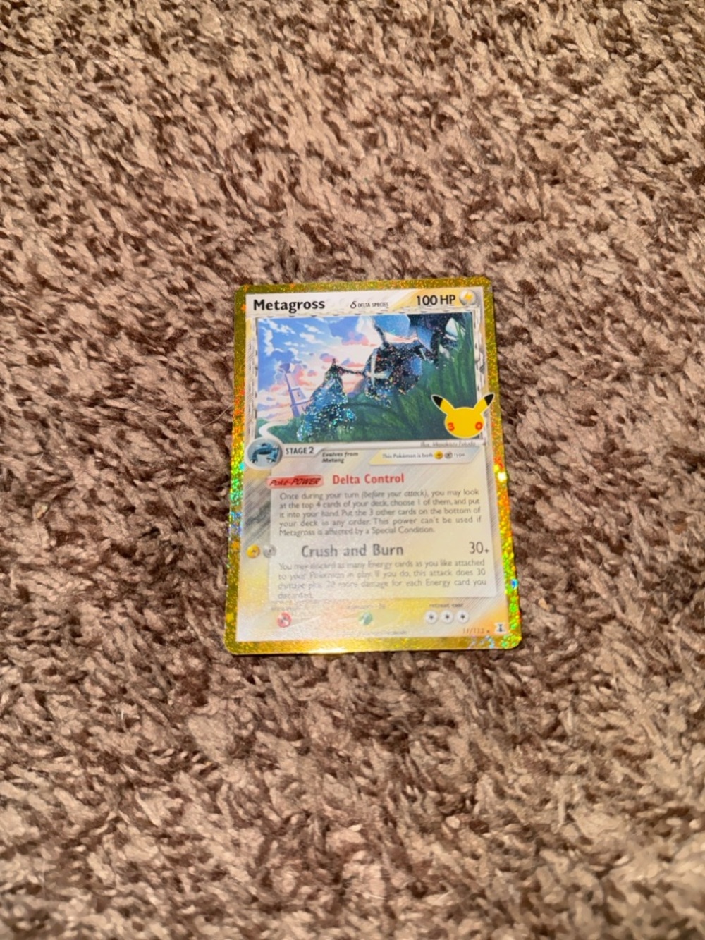 Pokemon Metagross 11/113 Delta Species 30th Anniversary
